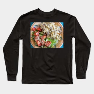 Casserole with salad Long Sleeve T-Shirt